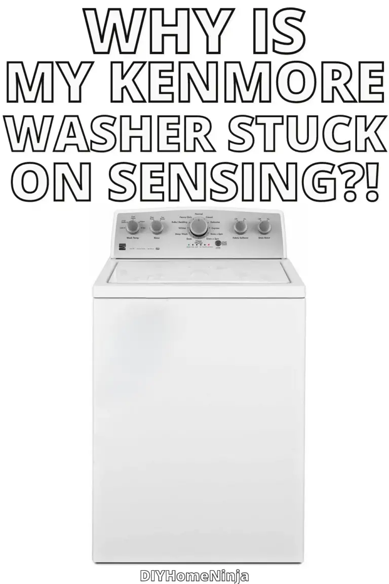 Why Is My Kenmore Washer Stuck On Sensing?! (5 REASONS!)