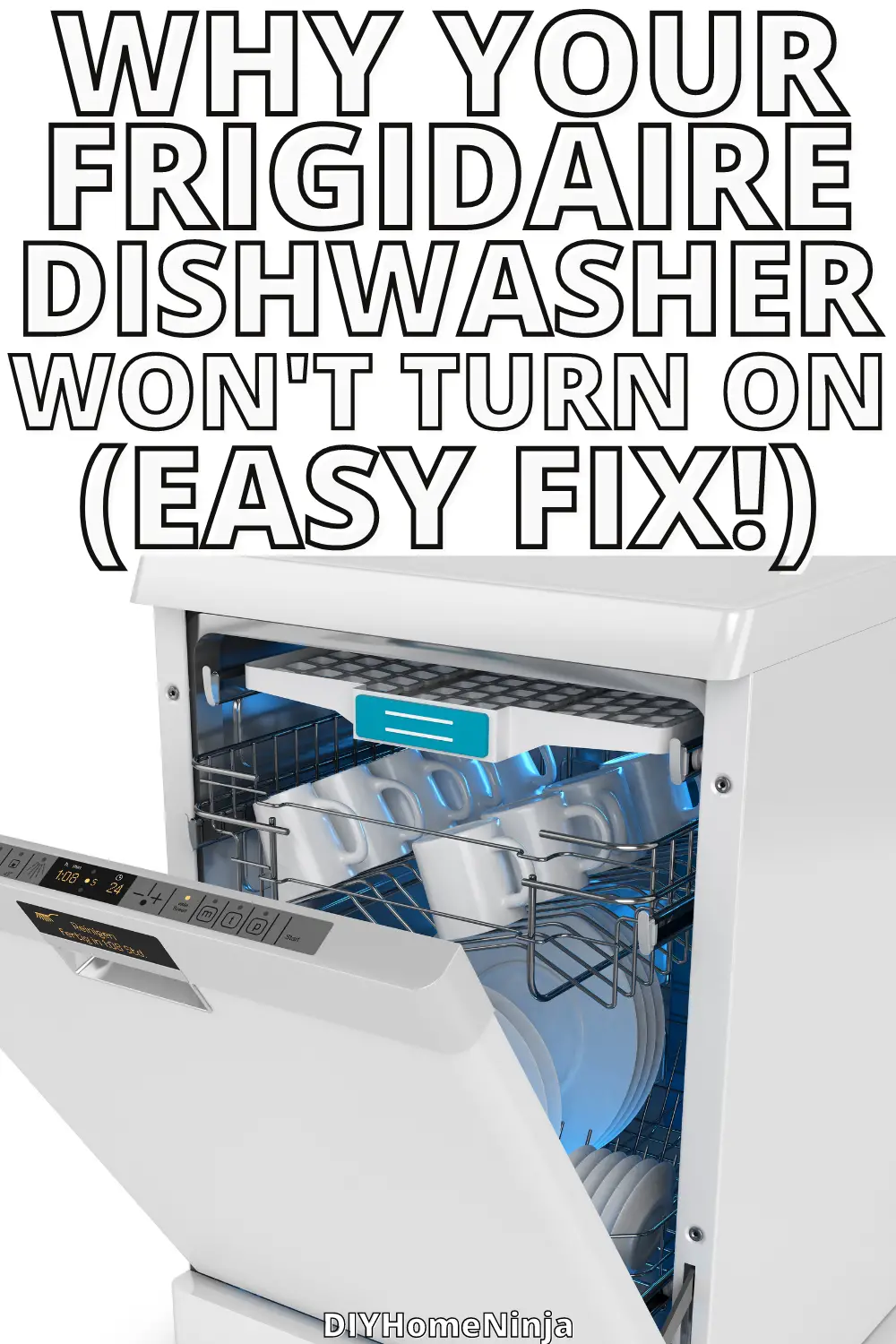 Why Your Frigidaire Dishwasher Won't Turn On No Lights! (EASY FIX)