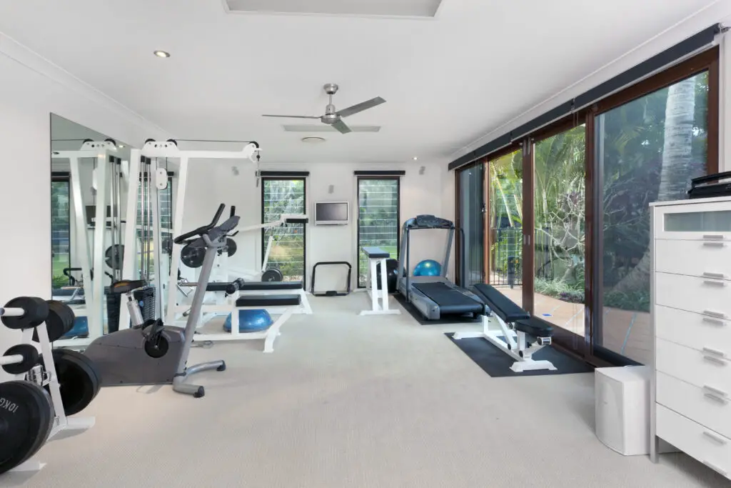 Home Gym in luxury home