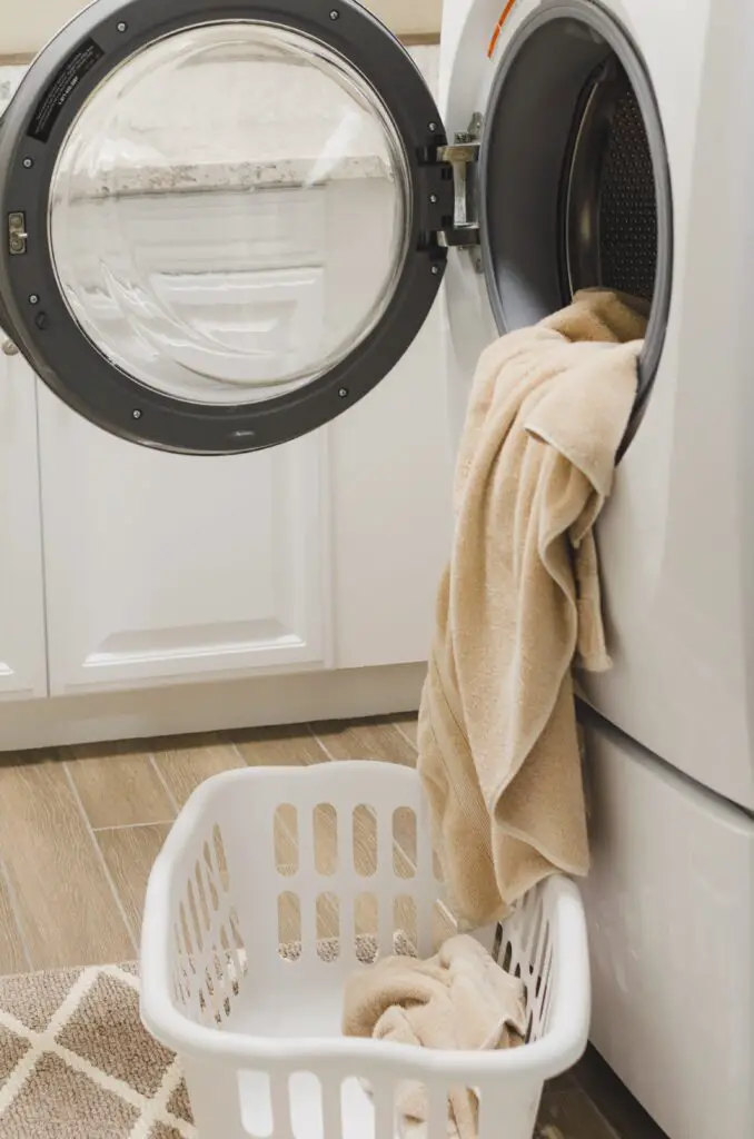 dryer with basket underneath